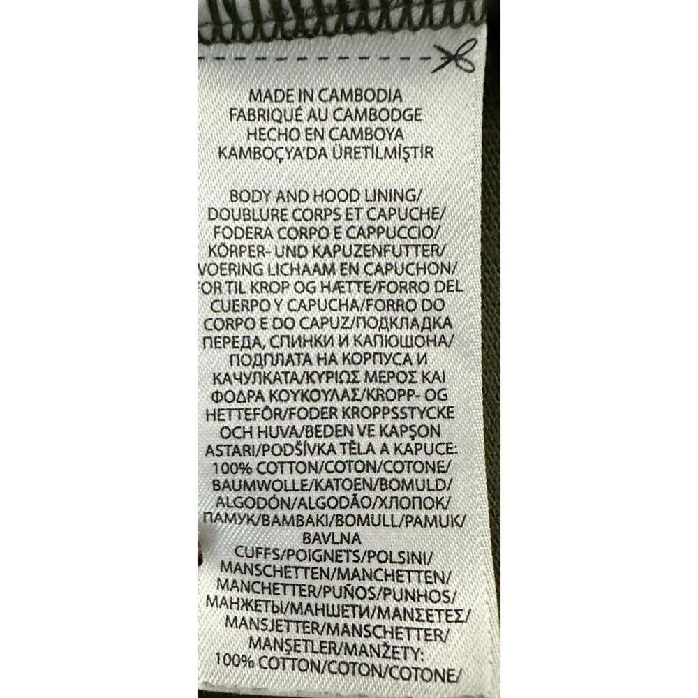 Polo Ralph Lauren Cotton Mesh Pocket Pullover Hoodie XL Olive Green Pony Preppy - Picture 8 of 9